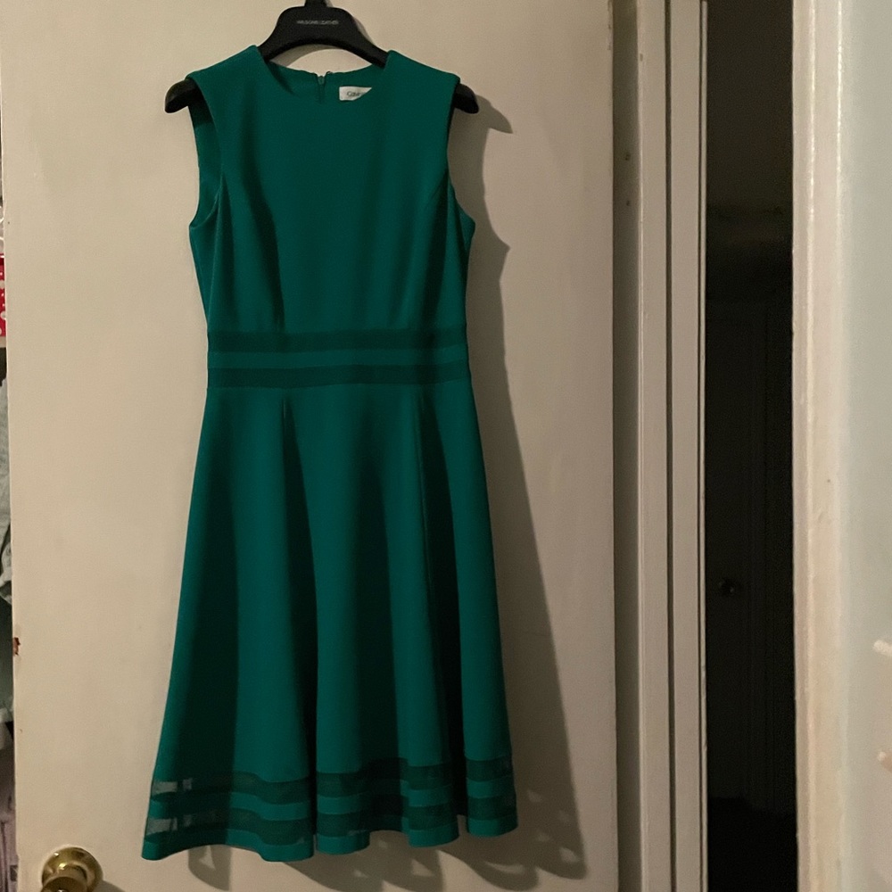 Calvin Klein Dress, Green, Size 2